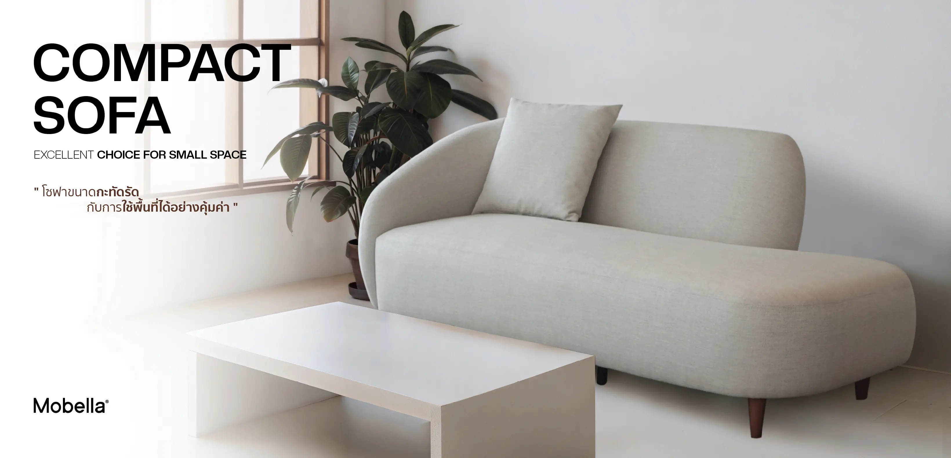 COMPACT SOFA : EXCELLENT CHOICE FOR SMALL SPACE